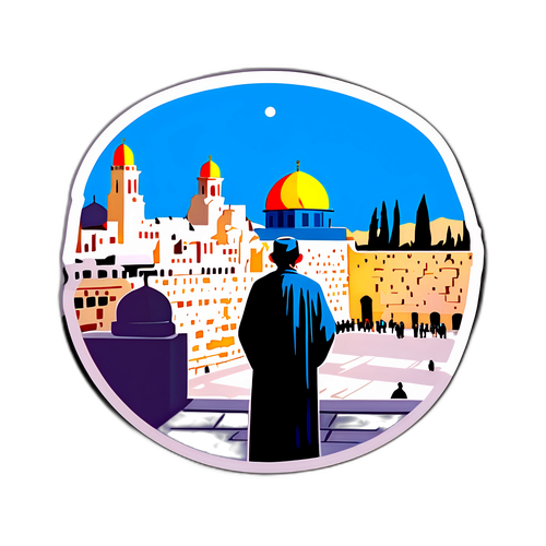 הנוף של הכותל המערבי