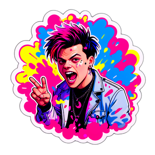 Yungblud Aanmoedigende Sticker