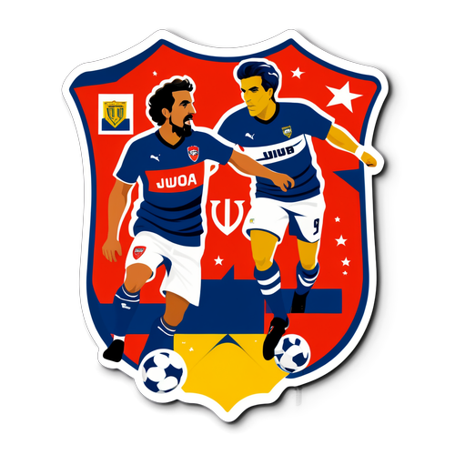 Diseño de camiseta que fusiona Boca Juniors e Independiente