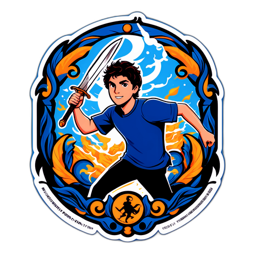 Sticker de la saison 3 de Percy Jackson