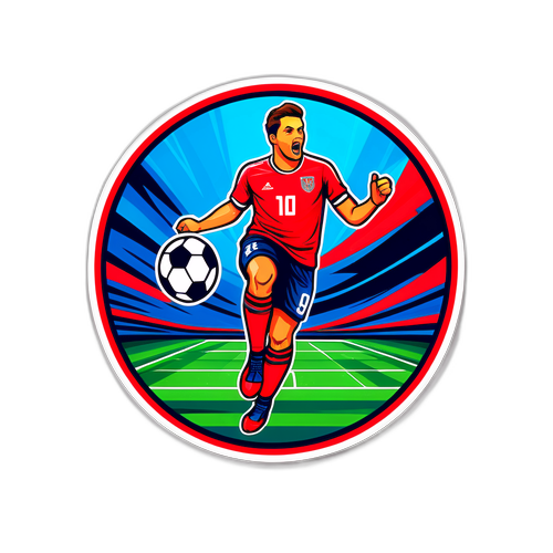 สติกเกอร์ไฮไลท์ฟุตบอล: ประตูที่น่าทึ่ง!