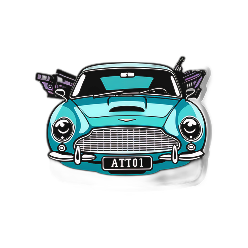 Slick Aston Martin Sticker