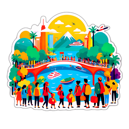 2025年国内旅游繁忙场景