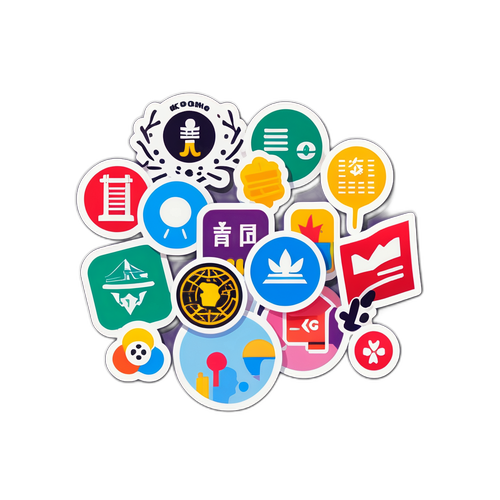 경제 관련 아이콘 스티커