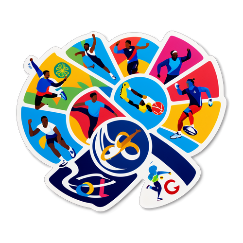 Olympia 2024: Entfessle die Energie der Spiele mit unserem atemberaubenden Sticker!