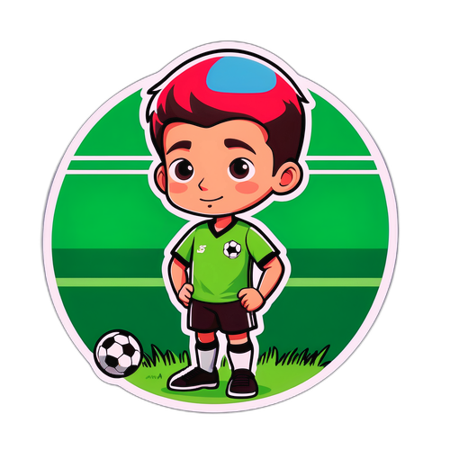 ילד בכדורגל