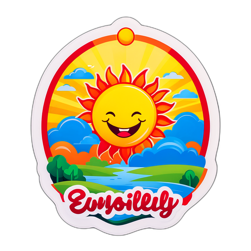 Sunny Day in Louisville Sticker