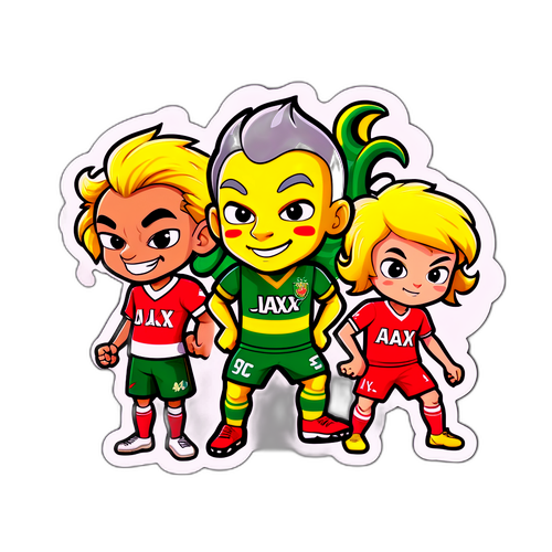 מדבקת משחקים מהנה בין Ajax לפורטונה סיטארד