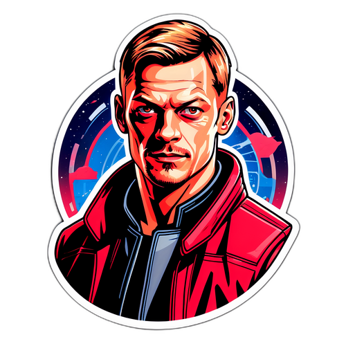 Joel Kinnaman i en sci-fi miljö