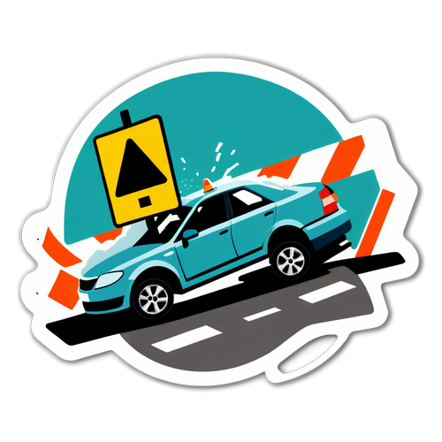 Illustration dynamique d'un accident sur l'A7