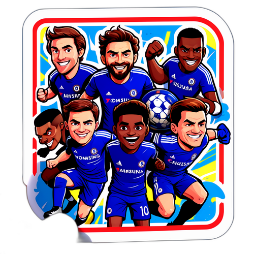 Uchezaji wa Chelsea kwa Mtindo wa Vitabu vya Mchoro
