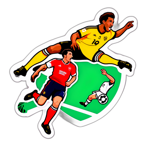 Sticker Arsenal: Cầu Thủ Hoảng Sợ Trước Cú Đá Xe Đạp