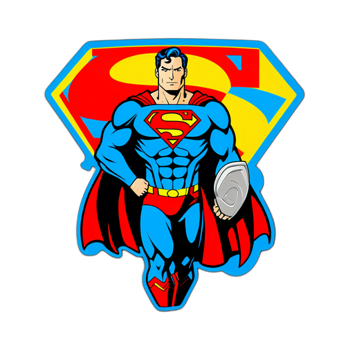 Superman Klistermärke 2025