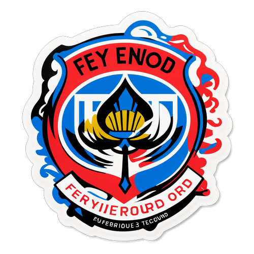 Dukung Tim Anda! Sticker Warna-warni Feyenoord yang Spektakuler!