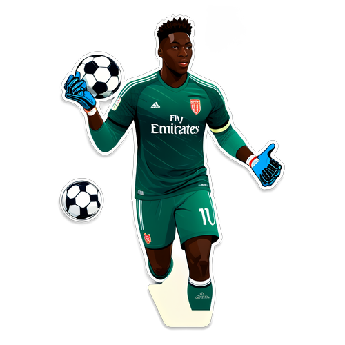 André Onana'nın Kaleci Kurtarışı Tasarımı