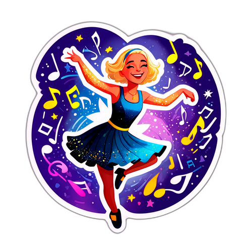 Kimalteleva tanssija