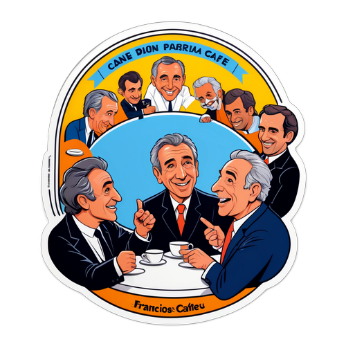 Sticker d'un café parisien