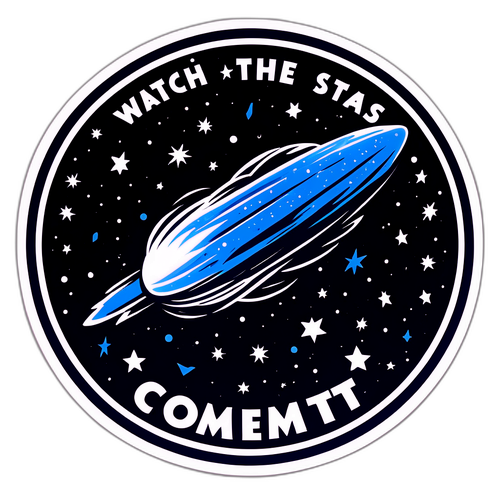 Наклейка с кометой 3i Atlas