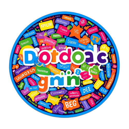 Leuke Wordle-geïnspireerde sticker