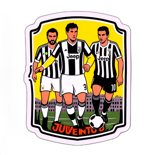 Sticker kỷ niệm lịch sử Juventus