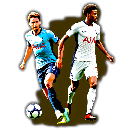 Paixão em Campo: O Jogador do Tottenham em Ação