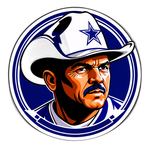 Dallas Cowboys Head Coach Determination Sticker