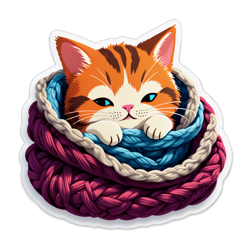 Wrap Yourself in Warmth: Meet the Adorable Cat That Will Melt Your Heart!