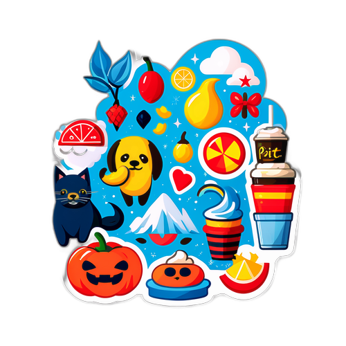 Lekende klistremerke med tema fra The Pitt