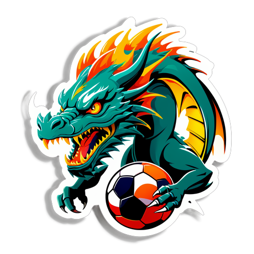 Enerjik Futbol Autocollant