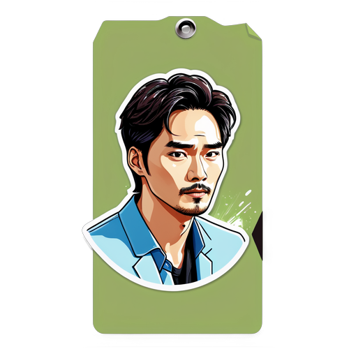 Stiker Ekspresif Lee Jin Wook