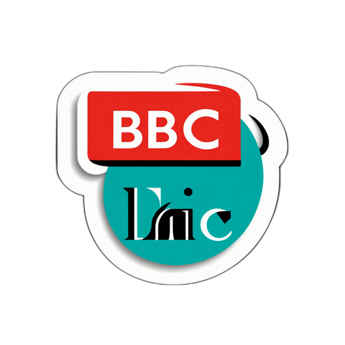 Minimalist BBC Klistremerke