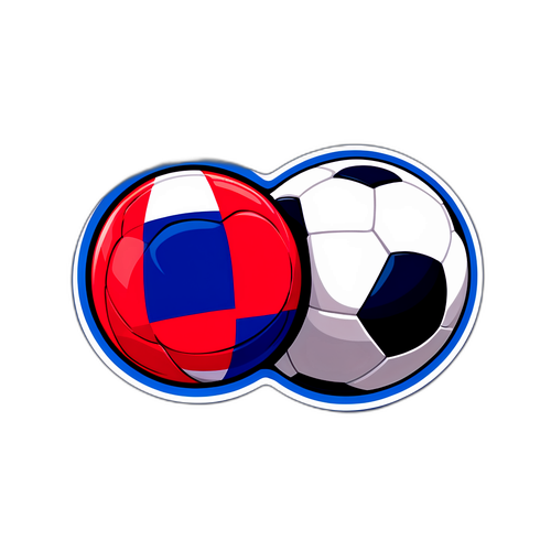 노르웨이 vs 몰도바 축구 경기 기념 스티커