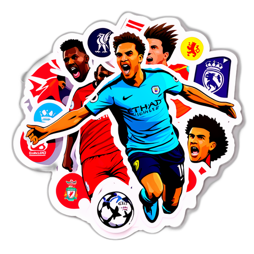 Sticker ya Kuonyesha Matukio ya Premier League