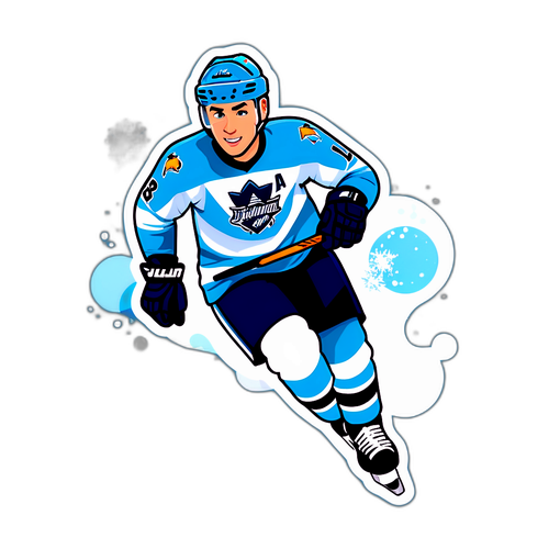 Ilia Malinin Jégkorongos Sticker