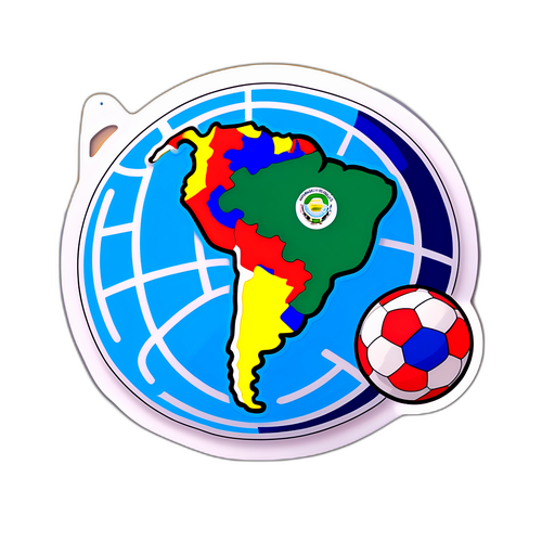Sticker de Fútbol Sudamericano