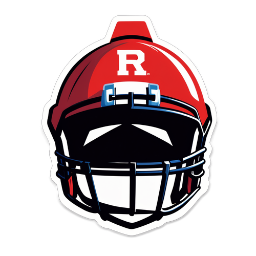 Unleash the Scarlet Pride: The Rutgers Helmet Design that Will Leave You Cheering!