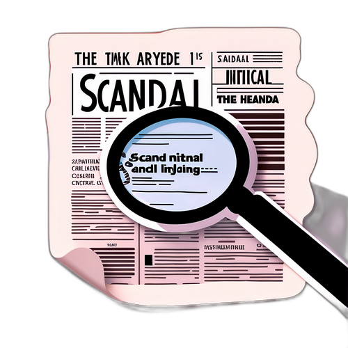 Isang Pahayagan na may Pamagat na 'Scandal'