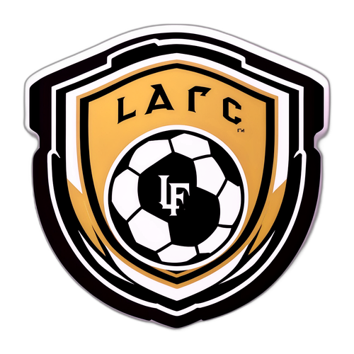Thiết Kế Nhãn Dán Logo Los Angeles FC