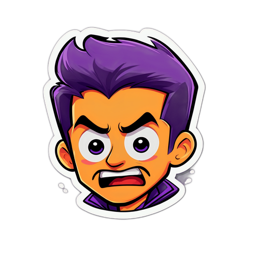 Комік персонаж, що стрімить свою гру