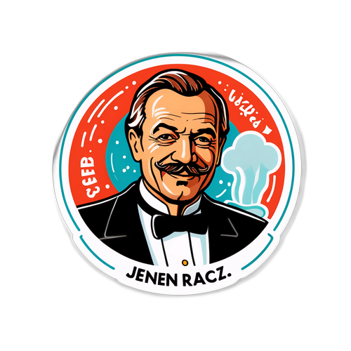 Jenő Rácz Étterem Stílusú Matrica