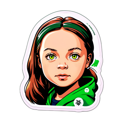 Greta Thunberg Környezetvédelmi Üzenettel