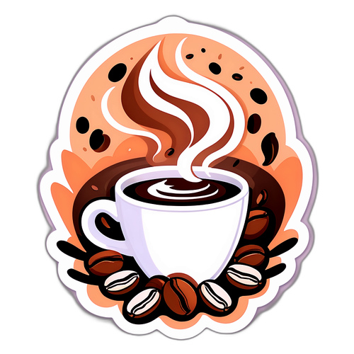 咖啡杯插圖