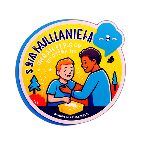 Sampo Kaulanen levittää ystävyyttä