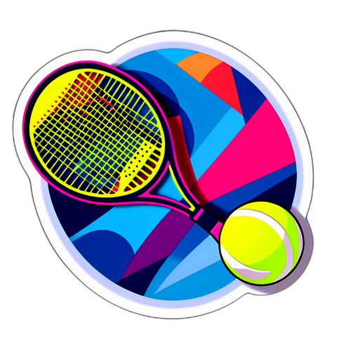 Racchetta e Palla da Tennis Artistiche