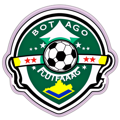 Adesivo Retro do Botafogo de Futebol e Regatas