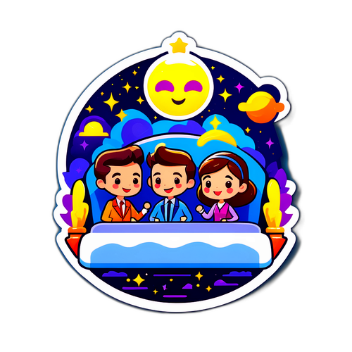 一夜の夢のキャラクターイラスト、スーパーホテルの贅沢さ