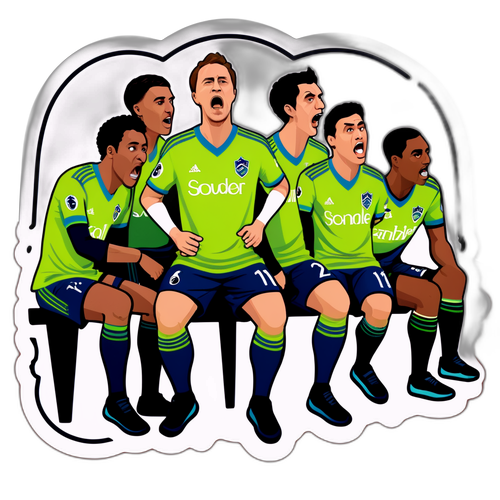 Banco del Seattle Sounders en un Momento Tenso