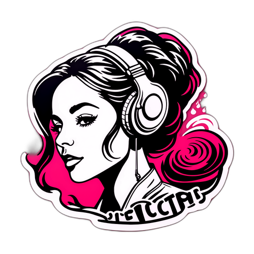 LP Dalszerző Női Sticker
