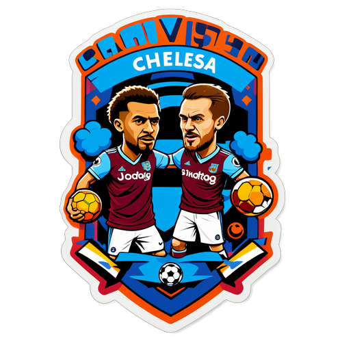 Sticker Tematik Persaingan Chelsea vs West Ham