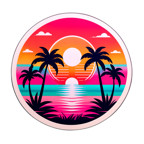 Nhãn dán phong cách với logo Inter Miami